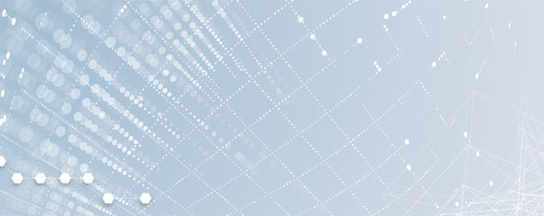 Quantum processing. Deep learning artificial intelligence. Future new technology  for business or science presentation