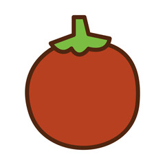 Cute Fruit Doodle Illustration