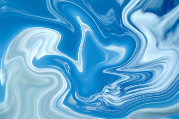 青空と雲をまぜまぜして、抽象的なパターンを作ってみた