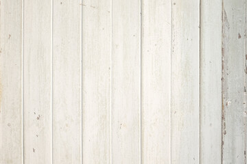 Fototapeta premium white dirty old wooden wall for background.