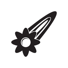 Hair pin symbol icon,logo illustration design template