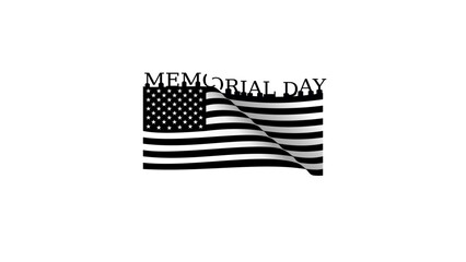  National Memorial Day US flag