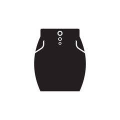 Skirt symbol icon,logo illustration design template