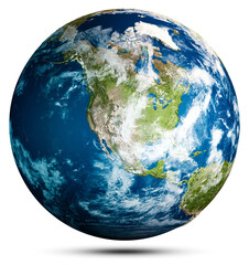 World globe planet Earth map sphere - obrazy, fototapety, plakaty