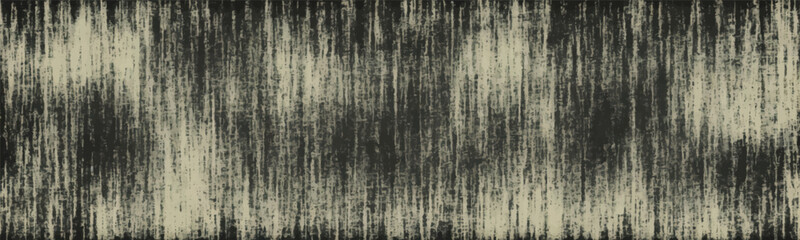 Textured paper overlay with grunge, photocopy effect. Black screen is covered in scratches, lines, and ink stains, creating vintage abstract design. Vector