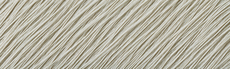 White fiberglass texture with weaving and frayed filament fiber effect that creates healthily and flaky surface. Closeup texture resembles natural and organic material. Vector