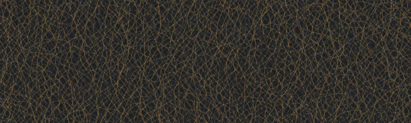 Wrinkled saran wrap overlay creating abstract black and wheat pattern. Dark and grungy backdrop is great for packaging and design. Vector