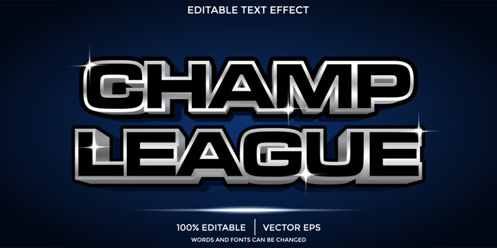  champion sport text effect, editable basketball and football text style