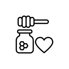 Honey Donation icon in vector. Illustration