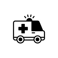 Ambulance Service icon in vector. Illustration