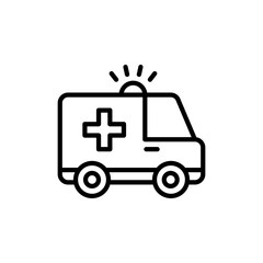 Ambulance Service icon in vector. Illustration