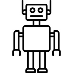 Fototapeta premium Robot Icon