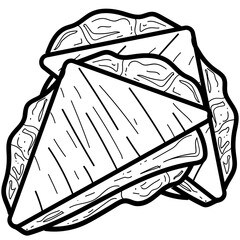Sandwich Food Illustration