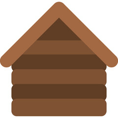 Wooden House Icon