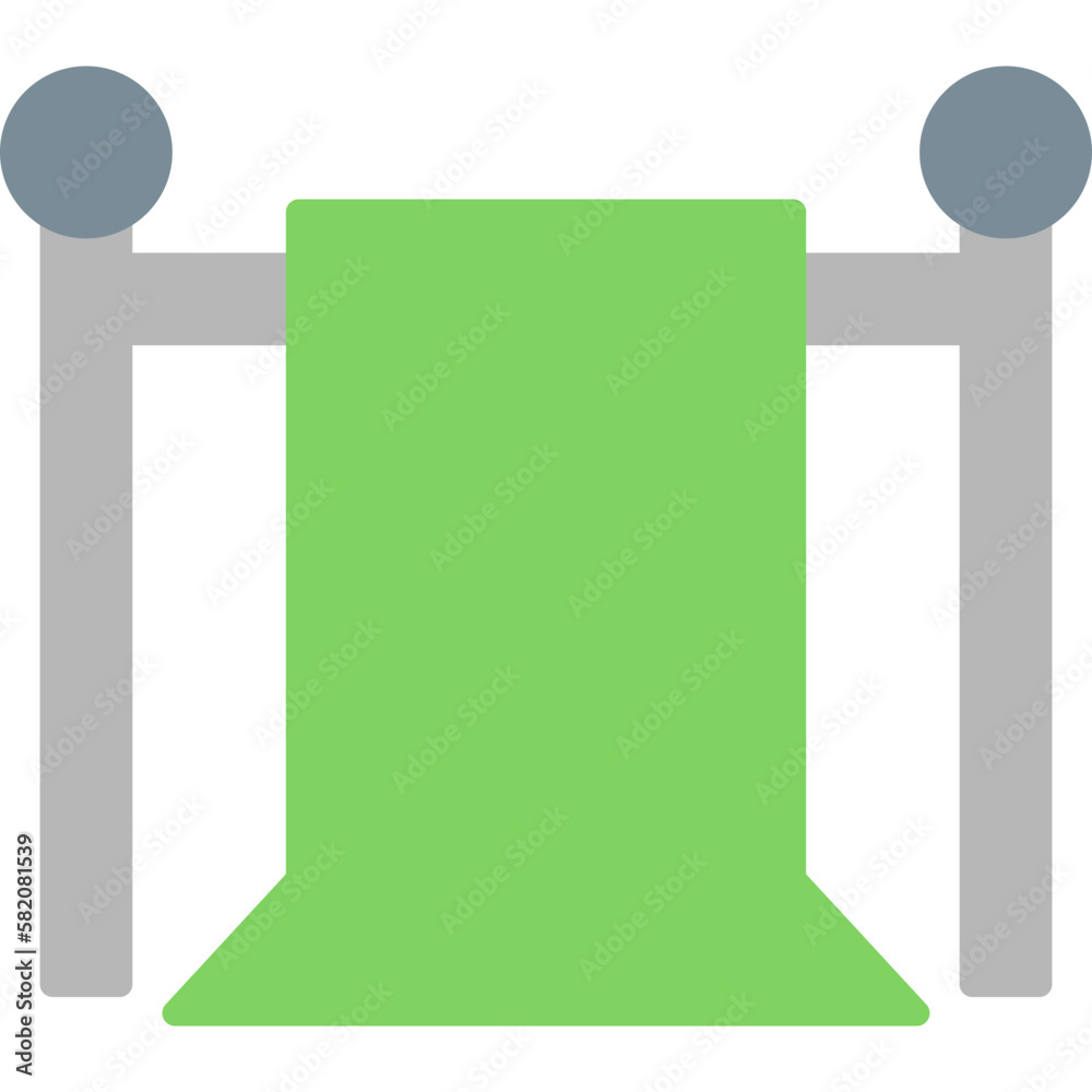 Sticker green screen icon