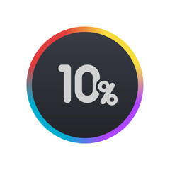 10% - Pictogram (icon) 