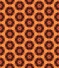 Multi color seamless abstract pattern. Background and backdrop. Multi Colored. Colorful ornamental design. Colored mosaic ornaments. Vector graphic illustration. EPS10.