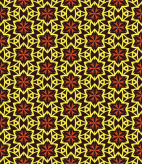 Multi color seamless abstract pattern. Background and backdrop. Multi Colored. Colorful ornamental design. Colored mosaic ornaments. Vector graphic illustration. EPS10.