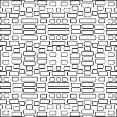 Stylish texture with figures from lines.Abstract geometric black and white pattern for web page, textures, card, poster, fabric, textile. Monochrome graphic repeating design. 