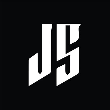 JS JS Logo Design, Creative Minimal Letter JS JS Monogram