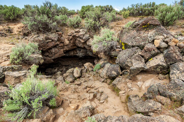 Boulder Formations at Lava Beds National Monument