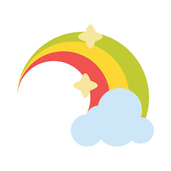 rainbow flat icon