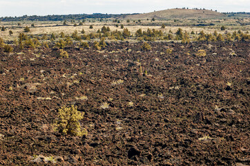Rugged Lava Field at Lava Beds National Monument