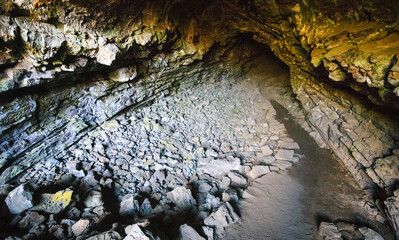Underground Cave at Lava Beds National Monument