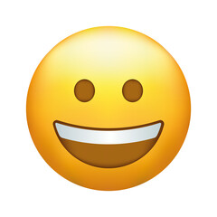 Single emoji icon. Fun icon. Emoticon.