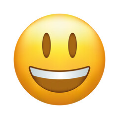 Single emoji icon. Fun icon. Emoticon.