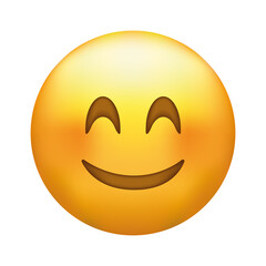 Single emoji icon. Fun icon. Emoticon. Cute.