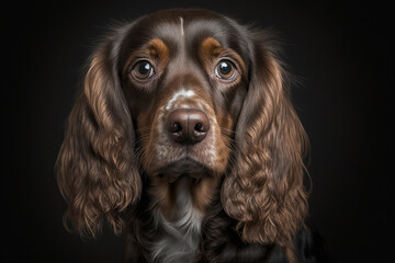 Majestic Harrier Dog on a Dark Background - Discover the Traits of this Regal Breed