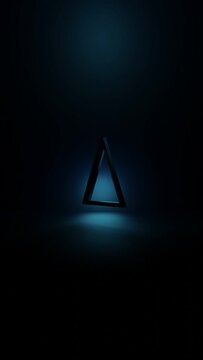 delta, triangle, design, 3d, bleue, animation, fonc&eacute;, &eacute;pur&eacute;, art, technologie, mouvement, texture, mod&egrave;le, num&eacute;rique, illustration, couleur, bleu, lumi&egrave;re, conception, lumineux, noir, arri&egrave;re-plan, lo
