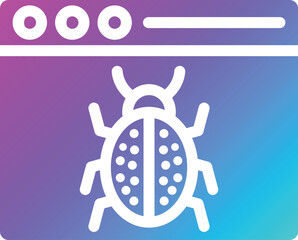 Bug Vector Icon Design Illustration
