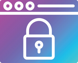 Data security Vector Icon Design Illustration