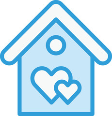 Dream house Vector Icon Design Illustration