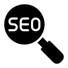 seo glyph icon