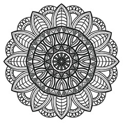 Luxury mandala design vector art. Mandala design on isolated white background