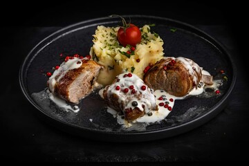 lamb chops with vegetables