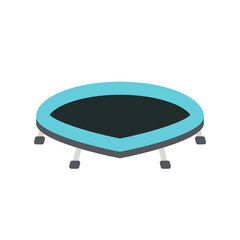 trampoline jumping kids playground children sport isometric area
