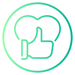 feedback gradient icon