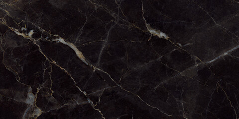 Black marble with Multi colour veins, Dark natural pattern for background, High gloss texture of marble stone for digital wall tiles design, Sharp and bright colour vain, Use in kitchen table top