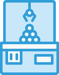 Crane machine Vector Icon Design Illustration