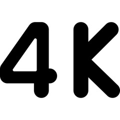 4K Icon