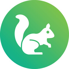 Squirrel Vector Icon Design Illustration