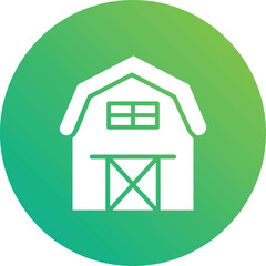 Obraz premium Barn Vector Icon Design Illustration
