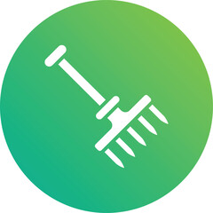 Rake Vector Icon Design Illustration