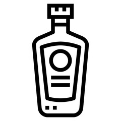 Brandy line icon style