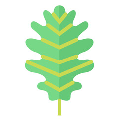 leaves flat icon style