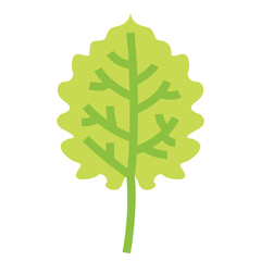 leaves flat icon style